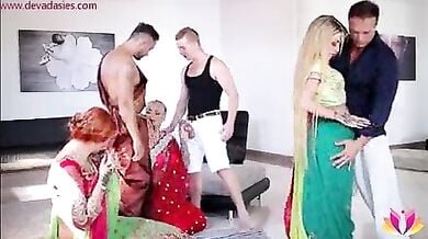 गोरी मेमो की चुदाई इंडियन साडी में