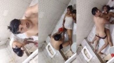 भाभी के साथ बाथरूम मे नंगा होकर नाहा देवर ने चोदा भाभी की चुत