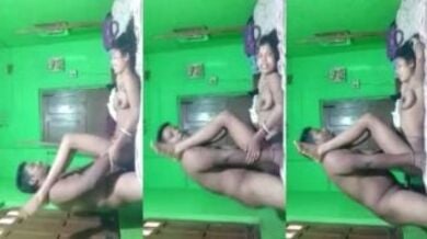 बीवी के टाँगे उठा जमके चोदा पति ने