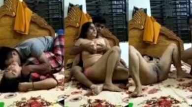 अपने आशिक के साथ नंगी होकर रोमांस करती बंगाली भाभी