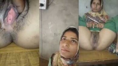 पाकिस्तानी औरत ने सलवार खिसकाकर दिखाई अपनी चूत