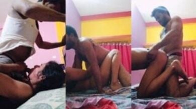 लंड चूसाके बीवी को अलग अलग पोज़ मे चोदा