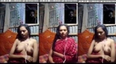 वीडियो कॉल पर बूब्स खोलकर बातें करती गर्लफ्रेंड
