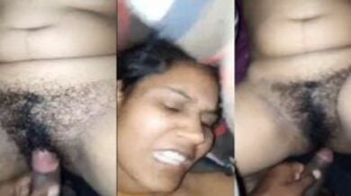 बीवी की कर्ली झांटों वाली चूत पति ने चोदी