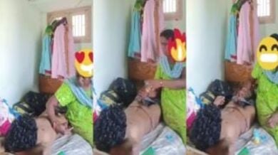 कामवाली से लंड पे तेल लगवा मालिश करवाया