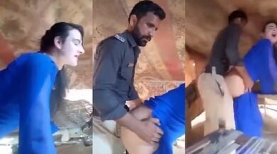 पाकिस्तानी पुलिस ऑफिसर चोद रहा है यंग सेक्सी रंडी
