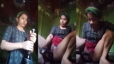 टॉर्च लाइट से चिकनी चुत चोदत्ती हॉर्नी विलेज गर्ल
