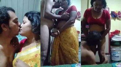 अपने आशिक के साथ मजा करती बंगाली बौड़ी