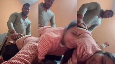 हो गया आहा आहा कर कहते हुए घोड़ी बन चुदी लड़की