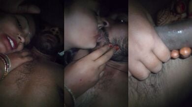 रातके अँधेरे मे लवर के साथ रोमांन्स करती चुबी भाभी