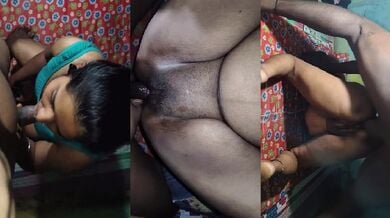 लंड चूसाने के बाद तेल लगा चोदा बीवी की गांड