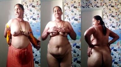 बिग गांड बिग बूब्स साउथ इंडियन ऑन्टी ने बनाई अपनी न्यूड वीडियो