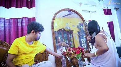 बड़ी गांड डोमिनेंट बीवी ने नल्ले पति को चोदने के काम में लगाया