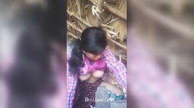 मणिपुरी विलेज लड़की को झोपड़ी में चोदा कुत्ते की तरह