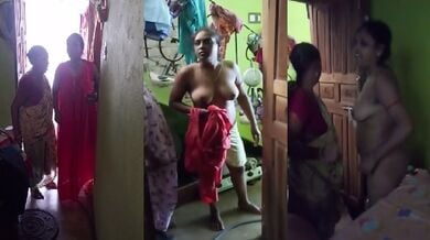 घरवालों के साथ झगड़ा करते हुए नंगी हो गई भाभी