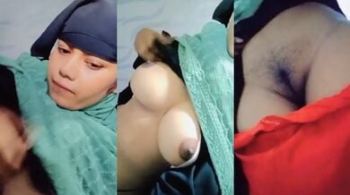 ब्यूटीफुल मुस्लिम गर्ल का न्यूड सेल्फी वीडियो