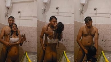 देसी यंग लवर का बाथरूम सेक्स एमएमएस