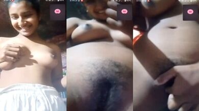 वीडियोकॉल पर बूब्स और हेयरी चुत दिखाती गाँव की जवान लड़की