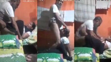 बूढ़े ससुर ने चोदा रंडी बहु का मुँह और चुत