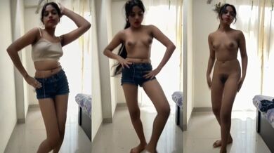 सेक्सी गर्ल का न्यूड डांस