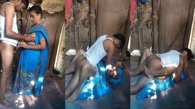 गाँव की रंडी ऑन्टी ने झूपड़ी मे चुदवाई अपनी चुत