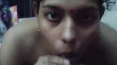 ब्लोजॉब के बाद बीवी के मुंह में मारी मूठ