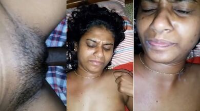 बीवी की बुर चोद उसके बूब्स और मुँह पे दिया कमशॉट