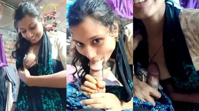 क्यूट विलेज गर्ल ने दिखाई बूब्स चूसी बॉयफ्रेंड का बडा लंड